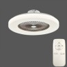 Remote Controlled LED Fan Ceiling Light 3-Speed Trichromatic Dimming Lamp