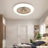 3-Speed Trichromatic Dimming LED Fan Ceiling Light with Remote Control