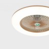 3-Speed Trichromatic Dimming LED Fan Ceiling Light with Remote Control