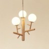 Bedroom Living Room Nordic Creative Wooden Pendant Light