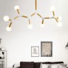 Dining Room Living Room Nordic Magic Bean Pendant Light Creative Wooden Lighting