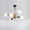 Creative Nordic Wooden Light Fitting Living Room Study Magic Bean Pendant Light