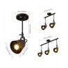 Countryside Rustic Iron Spotlight Vintage Ceiling Light