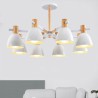 Living Room Dining Room Modern Simple Macaron Pendant Light Creative Wooden Lighting