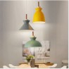 Nordic Metal Dome Macaron Colors Lamp Dining Room Lighting