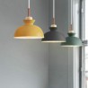 Nordic Metal Dome Macaron Colors Lamp Dining Room Lighting