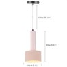 Bedroom Light Modern Simple Pendant Light Cylinder Shape Lamp Aluminum Lighting