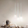 Restaurant Lighting Contemporary LED Pendant Light Cylinder Shape Lamp Meteor Rain Light