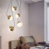 Creative Circle Shape Lamp Bedroom Dining Room Lighting Nordic Cluster Pendant Light