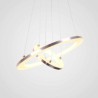 40+20cm Modern LED Pendant Light Acrylic 2 Rings Lamp