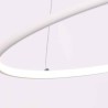 60cm/80cm Modern LED Pendant Light Circle Lamp