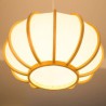 Dining Room Tearoom Round Light Creative Bamboo Pendant Light Modern Simple Pendant Light