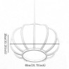 Dining Room Tearoom Round Light Creative Bamboo Pendant Light Modern Simple Pendant Light