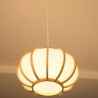 Dining Room Tearoom Round Light Creative Bamboo Pendant Light Modern Simple Pendant Light