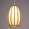 Bamboo Pendant Light for Visual Comfort