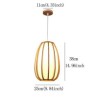 Bamboo Pendant Light for Visual Comfort