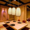 Bamboo Pendant Light for Visual Comfort