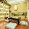 Bamboo Pendant Light for Visual Comfort