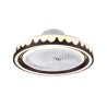 3 Speed Round LED Fan Ceiling Light Living Room Kids Room Light Fixture with Remote