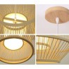 Creative Pendant Light Lantern Bamboo Pendant Light