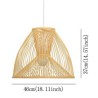 Dome Bamboo Pendant Light Handmade