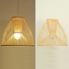 Dome Bamboo Pendant Light Handmade