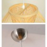 Dome Bamboo Pendant Light Handmade