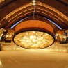 Retro Style Ceiling Light Living Room Bedroom Light Hand Woven Bamboo Pendant Light