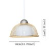 Hotel Hallway Bedside Lighting Modern Simple Downward Pendant Light Special Bamboo Pendant Light