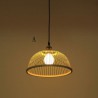 Hand Woven Pendant Light Dome Bamboo Pendant Light