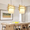 Creative Wooden Pendant Light Commercial Shop Restaurant Lighting Nordic Simple Pendant Light