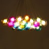 Colorful Glass Pendant Light Bedroom Kid's Room Light LED Cluster Pendant Light