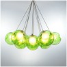 Colorful Glass Pendant Light Bedroom Kid's Room Light LED Cluster Pendant Light