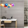 Colorful Glass Pendant Light Bedroom Kid's Room Light LED Cluster Pendant Light