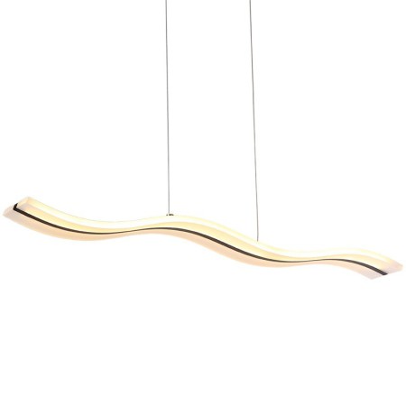 98cm Modern LED Pendant Light Acrylic Wave Lamp