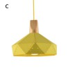 Colorful Geometric Metal Pendant Light