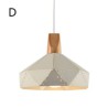 Colorful Geometric Metal Pendant Light