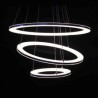 60+50+30cm Modern LED Pendant Light Acrylic 3 Rings Lamp