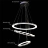 60+50+30cm Modern LED Pendant Light Acrylic 3 Rings Lamp