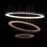 60+50+30cm Modern LED Pendant Light Acrylic 3 Rings Lamp