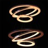 60+50+30cm Modern LED Pendant Light Acrylic 3 Rings Lamp