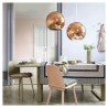 Minimalist Metal Glass Electroplating Glass Globe Pendant Light