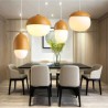 4 Designs Dining Room Living Room Bedroom Lighting DIY Light Modern Simple Fashion Metal Glass Pendant Light (Forest Night)