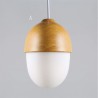 4 Designs Dining Room Living Room Bedroom Lighting DIY Light Modern Simple Fashion Metal Glass Pendant Light (Forest Night)