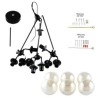 10 Light Galss Shade Simple Modern Artistic Pendant Light