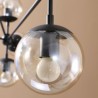 10 Light Galss Shade Simple Modern Artistic Pendant Light