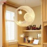 Moon Star Ceiling Light with 5 Lights for Bedroom and Kids Room