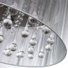 Drum Modern 4 Light Minimalist Pendant Crystal Ceiling Light Crystal Pendant Lighting