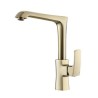 Solid Brass Single Hole Kitchen Sink Faucet with 360 Swivel