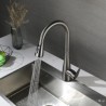 Kitchen Sink Faucet with Single Handle and Pull Out Sprayer